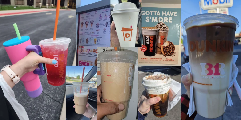 Dunkin Donuts Menu pictures