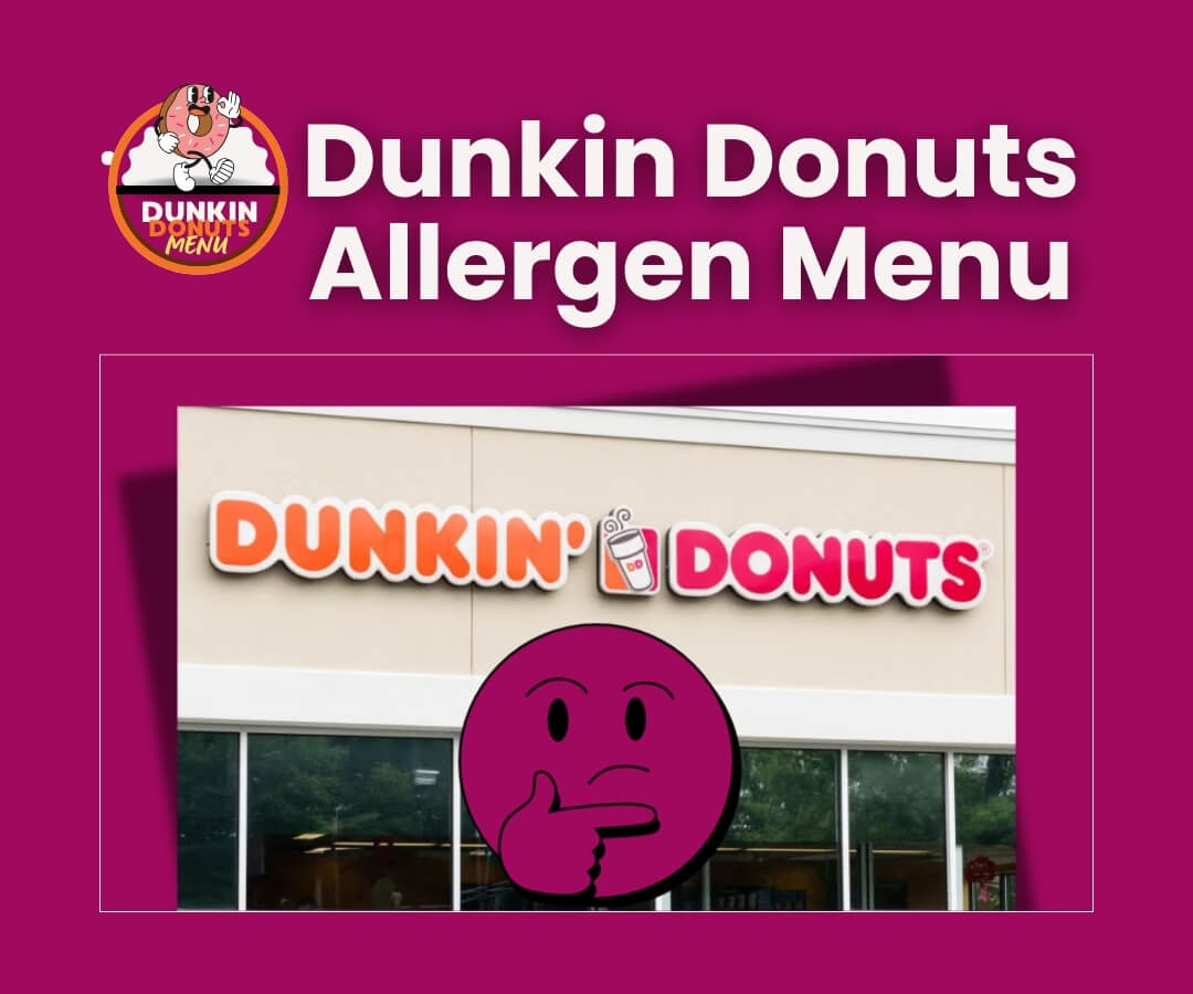 Dunkin Donuts Allergen Menu