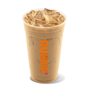 Dunkin iced latte